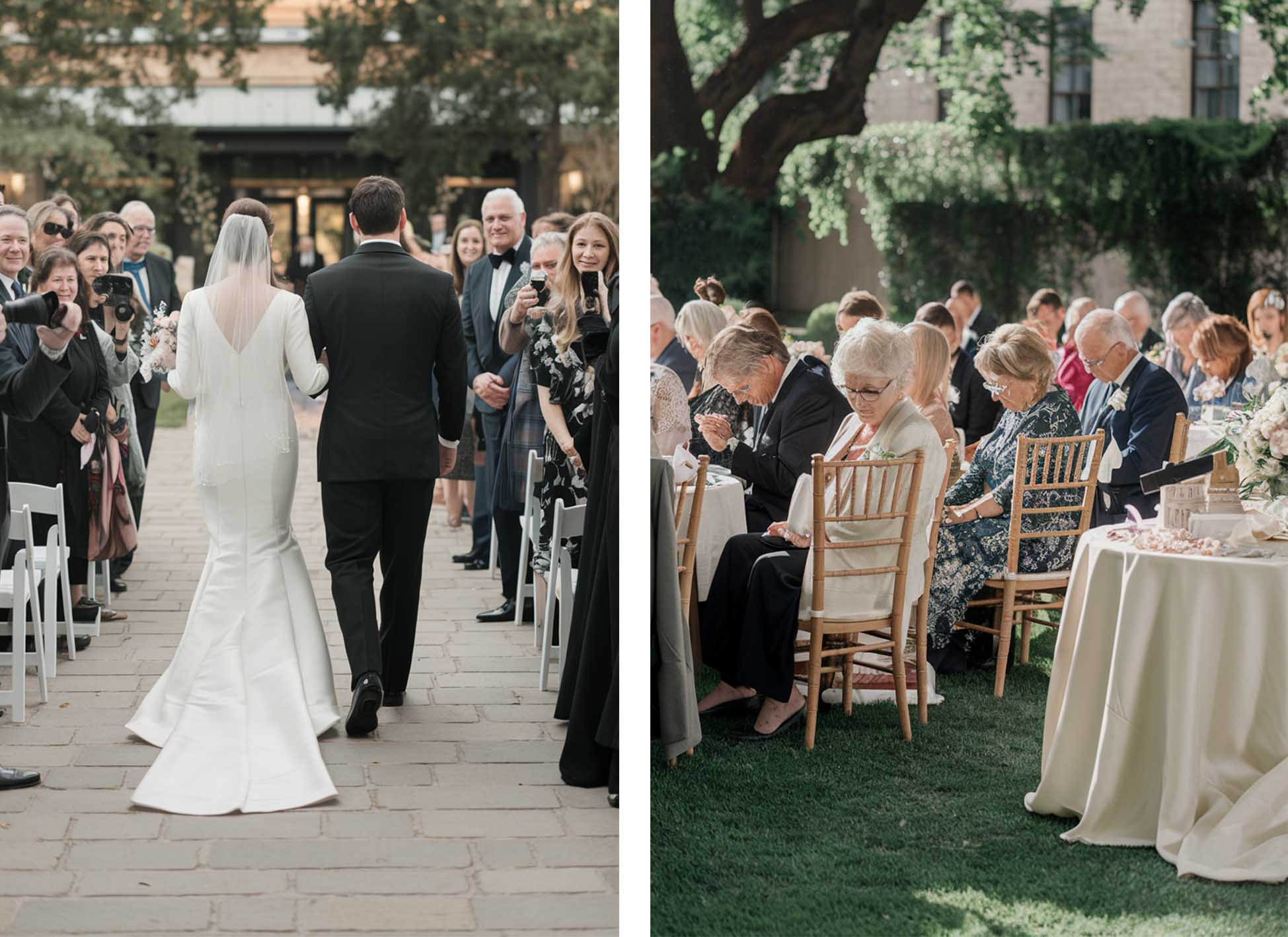 gens sur les portable durant la cérémonie de mariage